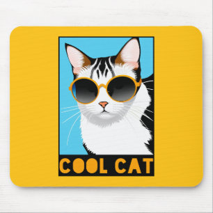 Tapis De Souris Chat Cool amusant