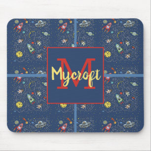 Tapis De Souris Chat dans l'espace