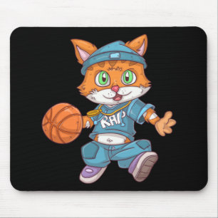 Tapis De Souris Chat de basket