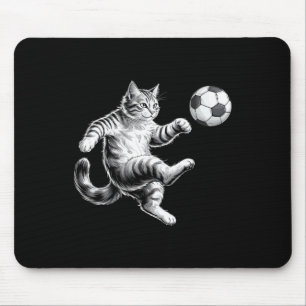 Tapis De Souris Chat de football drôle hommes femmes enfants