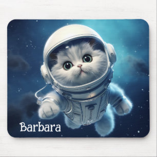 Tapis De Souris Chat de l'espace persan