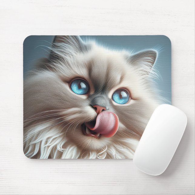 Tapis De Souris Chat de l'Himalaya (Avec souris)
