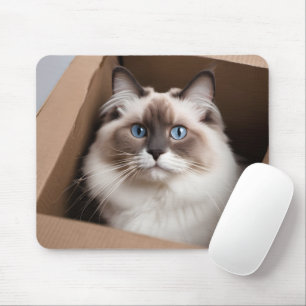 Tapis De Souris Chat de poupée en carton