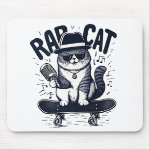 Tapis De Souris Chat de rap Harmonie