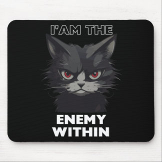 Tapis De Souris Chat drôle Trump par drôle vote pour les chats Tru