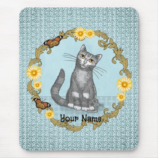 Tapis De Souris Chat et souris Mousepad (Devant)