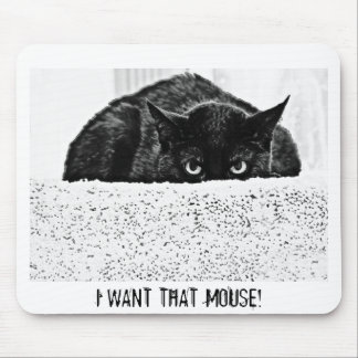 Tapis De Souris Chat fou Mousepad