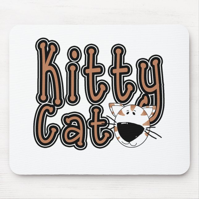 Tapis De Souris Chat mignon de Kitty (Devant)