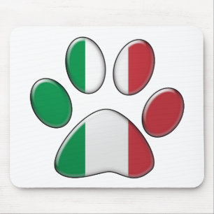 Tapis De Souris Chat patriotique italien