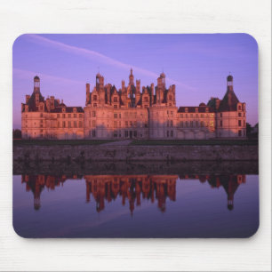 Tapis De Souris Château Chambord au coucher du soleil, vallée de l