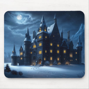 Tapis De Souris Château de la nuit froide Hollow
