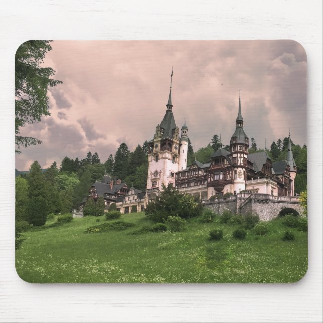 Tapis De Souris Château de Mousepad Peles Roumanie (Devant)