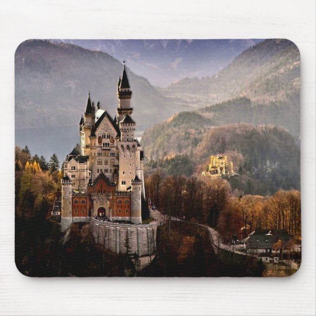 Tapis De Souris Château de Neuschwanstein Allemagne (Devant)