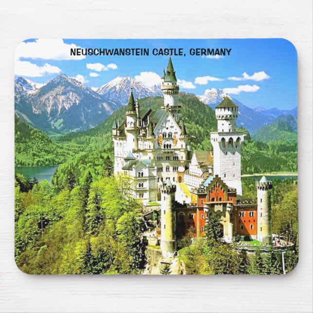 TAPIS DE SOURIS CHÂTEAU DE NEUSCHWANSTEIN, ALLEMAGNE (Devant)