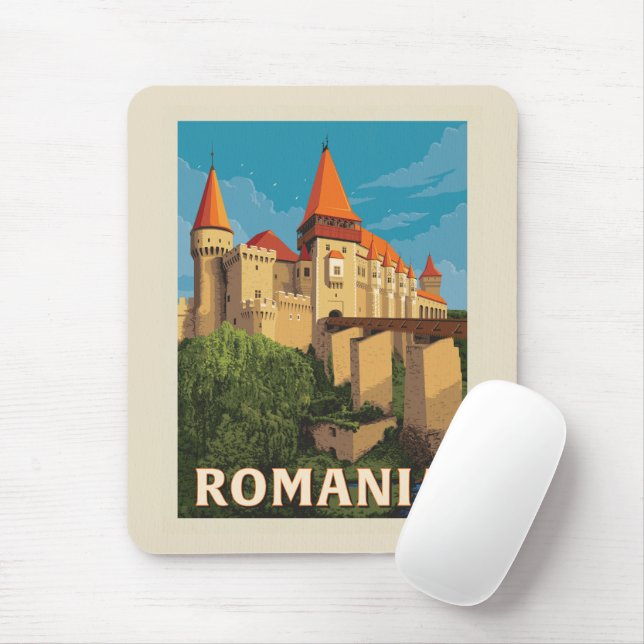 Tapis De Souris Château de Peles Roumanie (Avec souris)