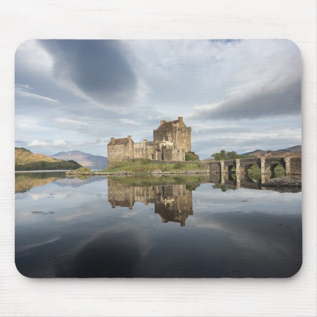 Tapis De Souris Château d'Eilean Donan avec la réflexion en Ecosse (Devant)