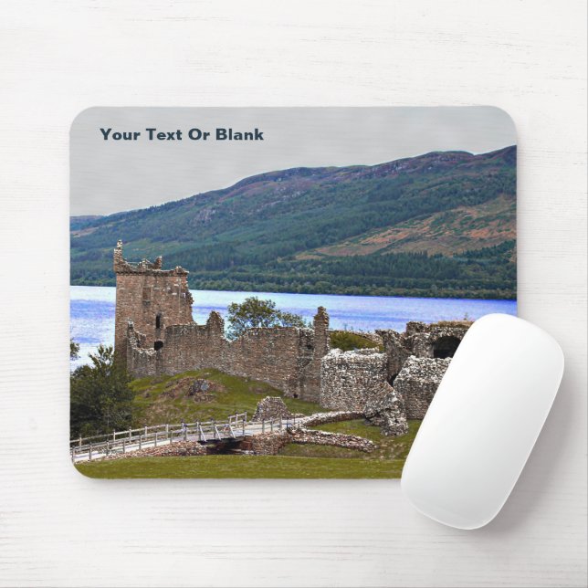 Tapis De Souris Château d'Urqhart - Loch Ness (Avec souris)