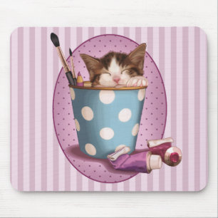 Tapis De Souris Chaton faisant une sieste