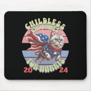 Tapis De Souris Chats Dames vintages Pour Enfants Pour Kamala Harr