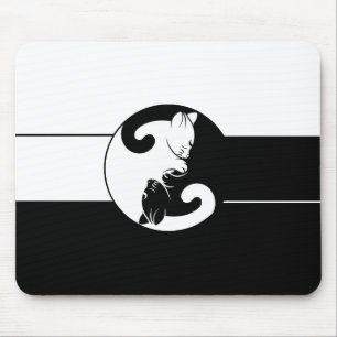 Tapis De Souris Chats de Yin yang