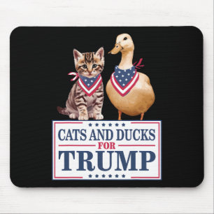 Tapis De Souris Chats Et Canards Pour Trump 2024 Chatons Et Canard