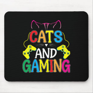 Tapis De Souris Chats Et Jeux Pour Le Jeu Vidéo Amoureux des chats