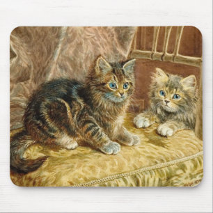 Tapis De Souris Chats Kitty vintages - Art Victorien