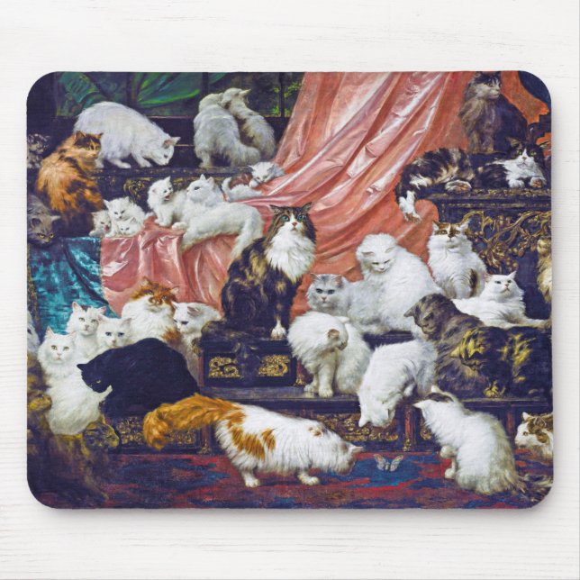 Tapis De Souris Chats (Les amoureux de ma femme), Carl Kahler (Devant)