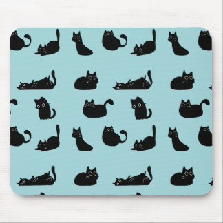 Tapis De Souris Chats noirs amusants