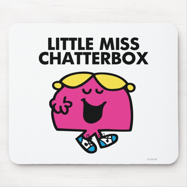 Tapis De Souris Chatter Avec Little Miss Chatterbox (Devant)