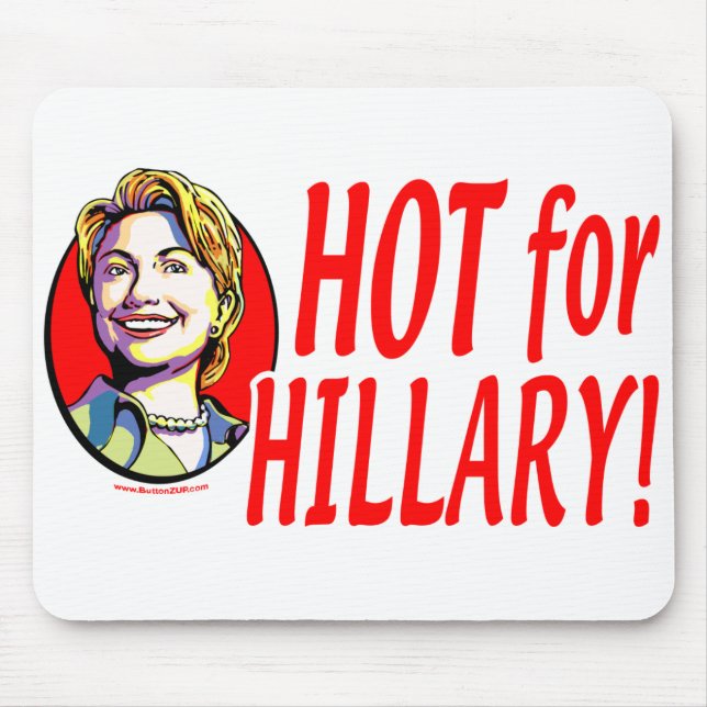 Tapis De Souris Chaud pour Hillary ! Mousepad (Devant)