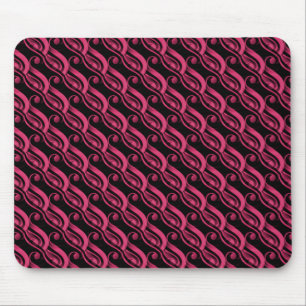 Tapis De Souris Chaud rose sans effort charme Mousepad