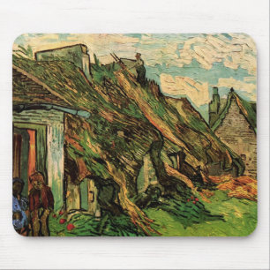 Tapis De Souris Chaumières en grès par Vincent van Gogh