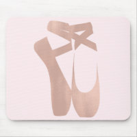 Chaussons de ballet roses personnalisés