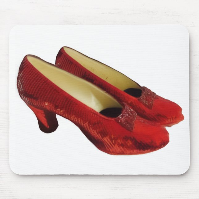 Tapis De Souris Chaussons Rouges Ruby Chaussures Bagage Souris Pad (Devant)