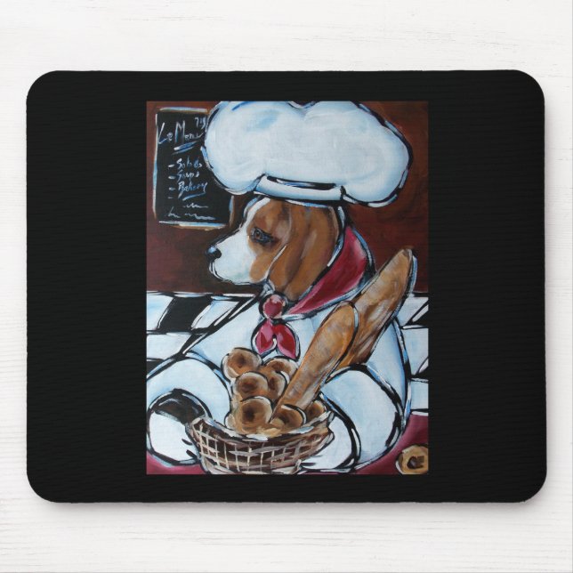 TAPIS DE SOURIS CHEF BEAGLE (Devant)