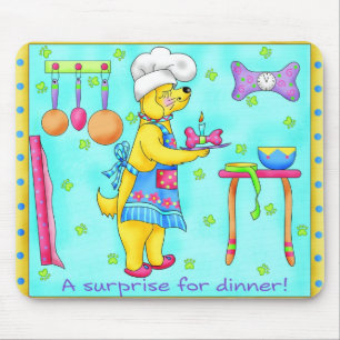 Tapis De Souris Chef chien Mousepad