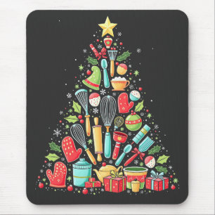 Tapis De Souris Chef cuisinier cuisinier de Noël Cook Xmas