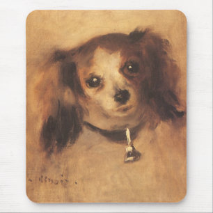 Tapis De Souris Chef d'un chien par Pierre Renoir, Art Vintage