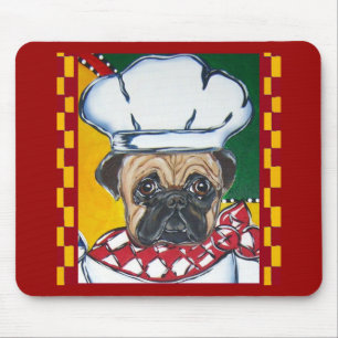 Tapis De Souris Chef Pug