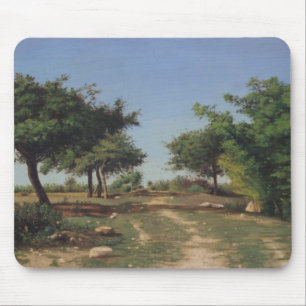 Tapis De Souris Chemin à travers les pommiers