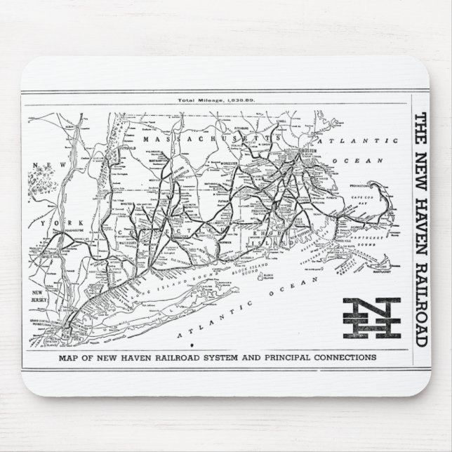 Tapis De Souris Chemin de fer New Haven (Devant)