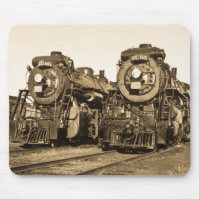 Chemin de fer vintage de locomotives de moteurs