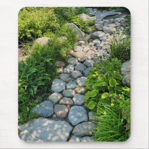 Tapis De Souris Chemin en pierre du jardin   nature   vie de base