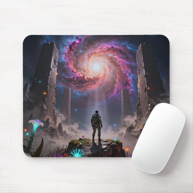 Tapis De Souris Chemin Stellaire – Voyage à travers l'Univers. (Avec souris)