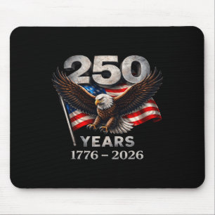 Tapis De Souris Chemise 250 Ans États-Unis Aigle Drapeau Américain