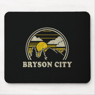 Tapis De Souris Chemise Bryson City Caroline du Nord Nc Vintage Hi