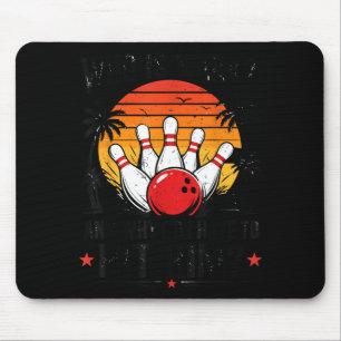 Tapis De Souris Chemise de bowling amusante qui est Mark et pourqu