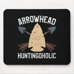 Tapis De Souris Chemise de chasseur de flèche drôle Arrowhead Hunt