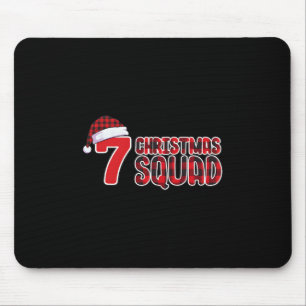 Tapis De Souris Chemise de Noël 67 Six Sept Mème Équipe 67 Rouge P